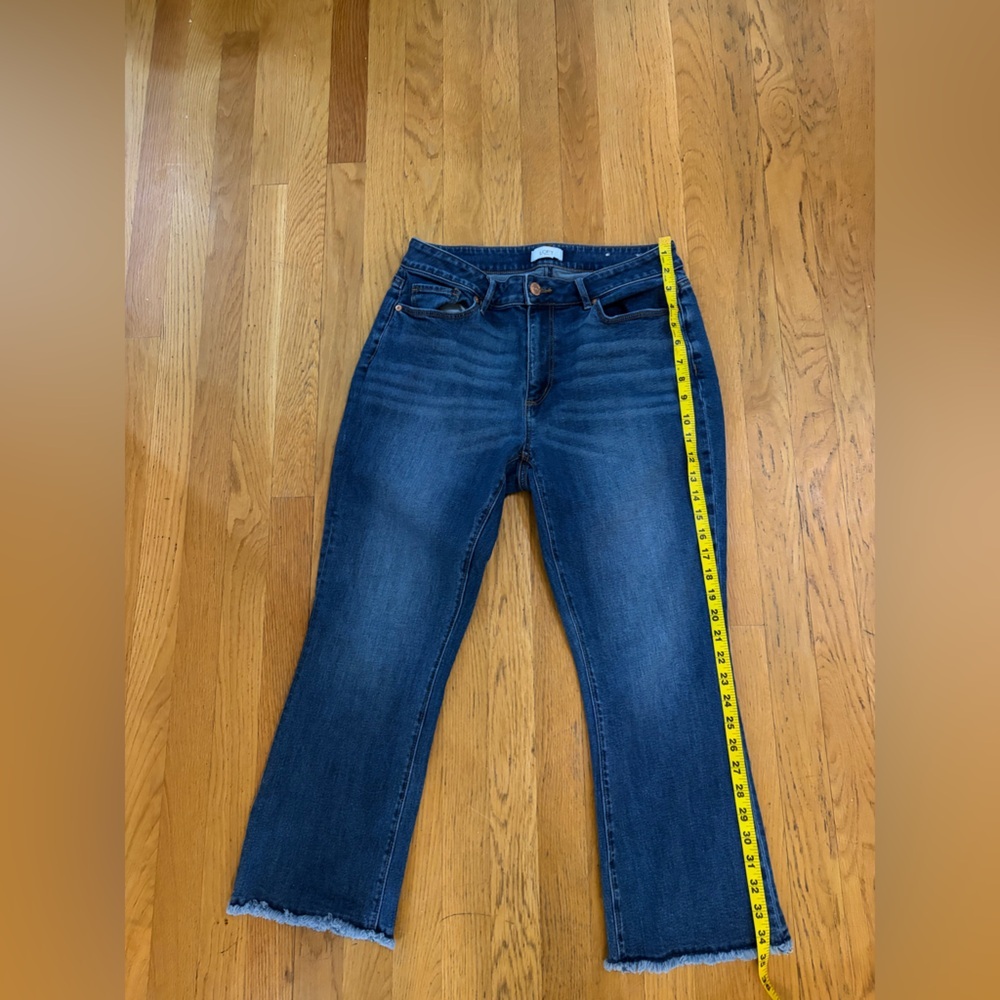 LOFT Outlet Curvy Demi Boot Jeans Size 10 Raw Hem - Picture 15 of 15